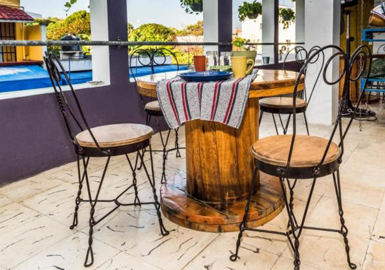 Guacamundo Beach Hostel 5Th. Ave 普拉亚卡门 外观 照片