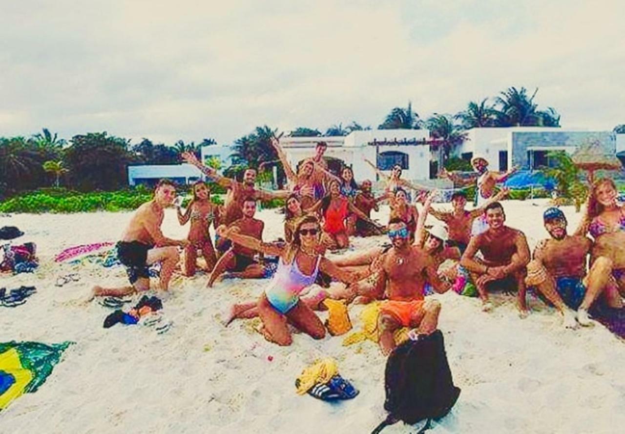 Guacamundo Beach Hostel 5Th. Ave 普拉亚卡门 外观 照片